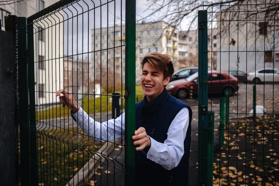 how to manually open an electric gate